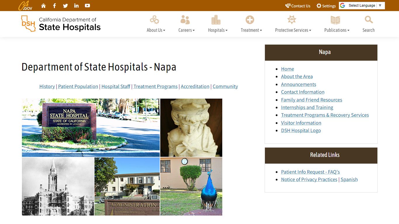 California Department of State Hospitals - Napa